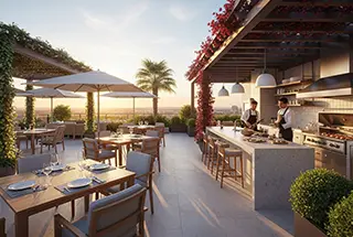 Terrace Cafe with BBQ Zone